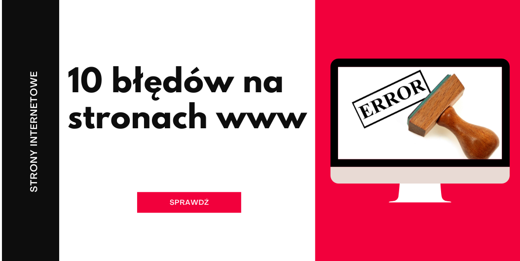 10 błędów na stronach internetowych